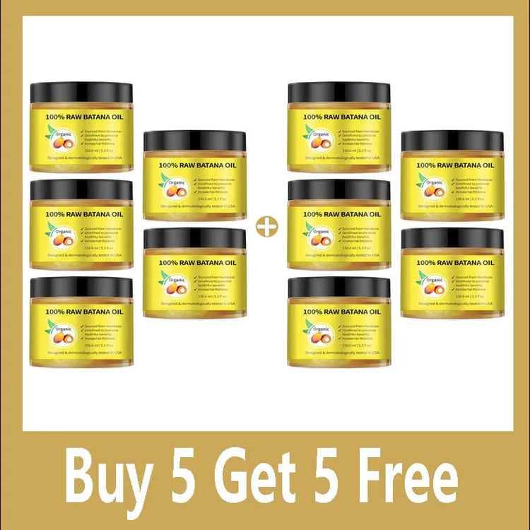 Batana Oil for Scalp and Hair Care, Palm Oil Enriched, Plant Extracts, Scalp and Hair Care Product