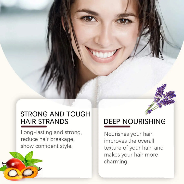Batana Oil Rich Hair Care Set Decoration Hair Conditioner Fury Nourishing Hair Smooth Hair Care