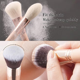 Makeup Brushes 28Pcs Pink Makeup Brush Set Premium Goat Synthetic Kabuki Foundation Blending Brush Face Powder Blush Concealers Eye Shadows Make up Brush Set(Pink/Rose Gold)