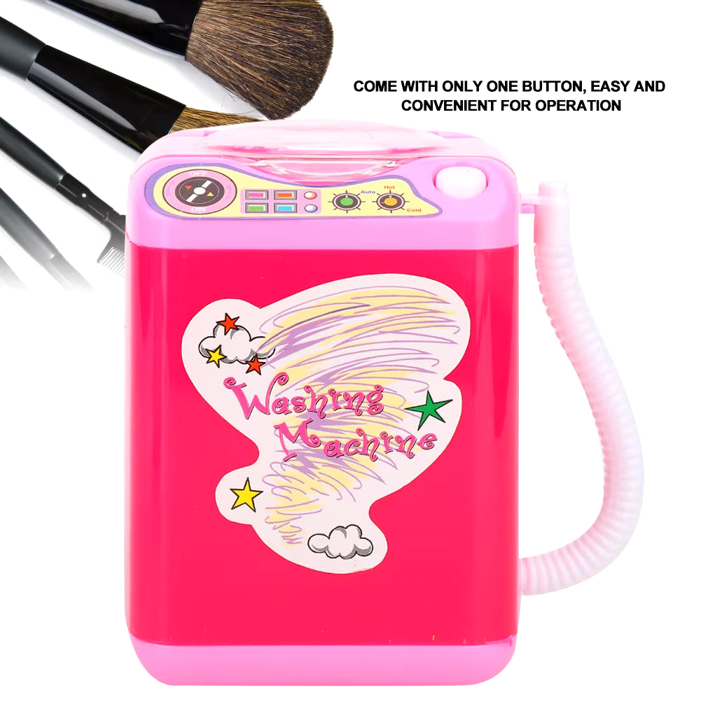 Simulation Washing Machine Make up Brush Washing Machine Mini Simulation Washing Machine Electric Make up Brush Washing Machine