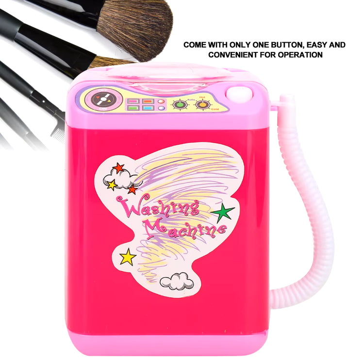 Simulation Washing Machine Make up Brush Washing Machine Mini Simulation Washing Machine Electric Make up Brush Washing Machine