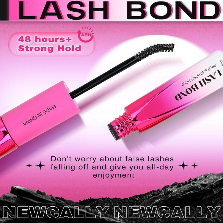 Lash Glue for Lash Clusters Bond and Seal Eyelash Glue Strong Hold Cluster Lashes Glue Waterproof Lash Bond and Seal for Eyelash Extension by