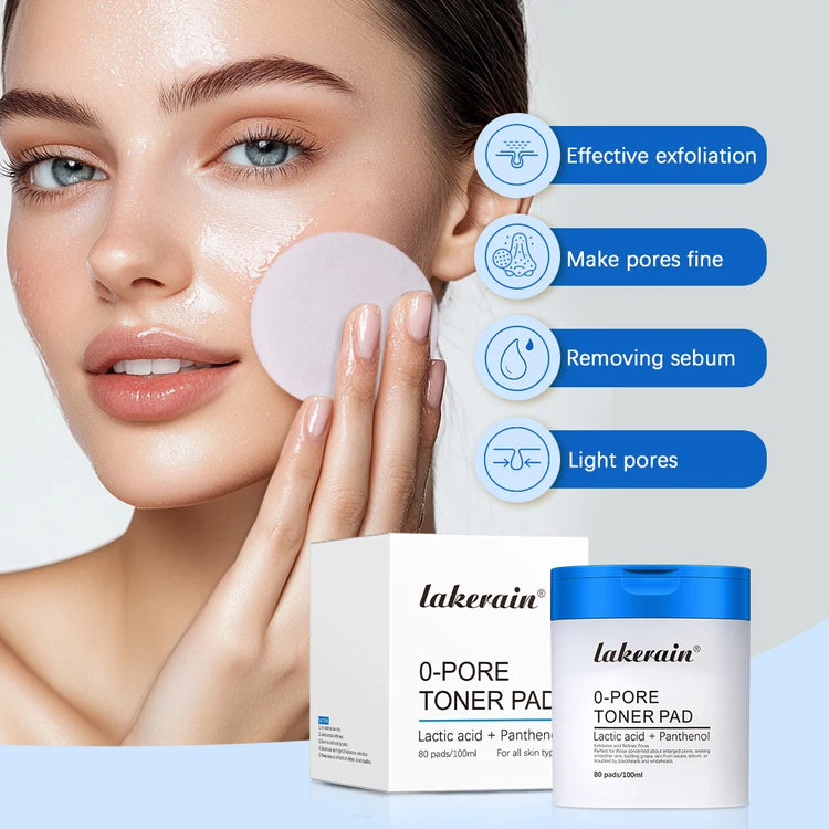 Zero Pore Toner Pads Control Oil Reduce Sebum Exfoliate Deep Clean Refines Pores Antioxidant Skincare Treatment Skincare Korean