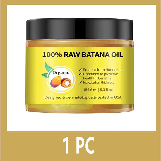 Batana Oil for Scalp and Hair Care, Palm Oil Enriched, Plant Extracts, Scalp and Hair Care Product