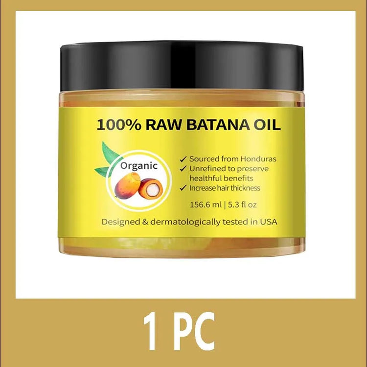 Batana Oil for Scalp and Hair Care, Palm Oil Enriched, Plant Extracts, Scalp and Hair Care Product
