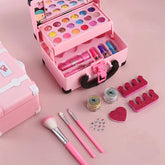 Kids Makeup Kit Girls Real Makeup Kit Safe Non Toxic Princess Play Makeup Set Pretend Play Make up Children Toys Gifts