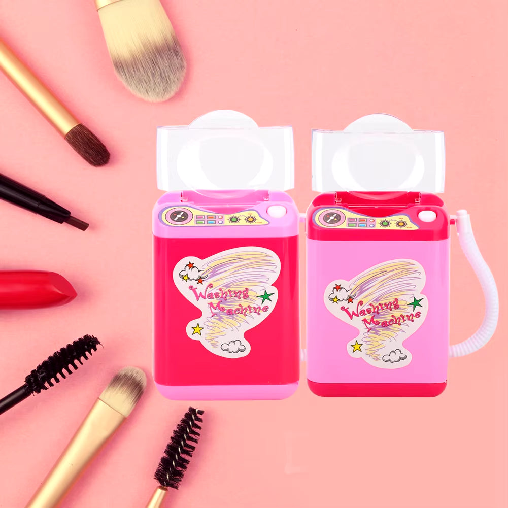 Simulation Washing Machine Make up Brush Washing Machine Mini Simulation Washing Machine Electric Make up Brush Washing Machine