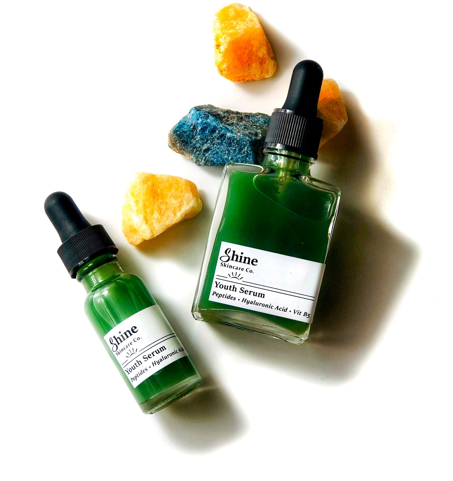 Youth Serum with Hyaluronic Acid + Peptides - Natural Skincare, Vegan Skincare