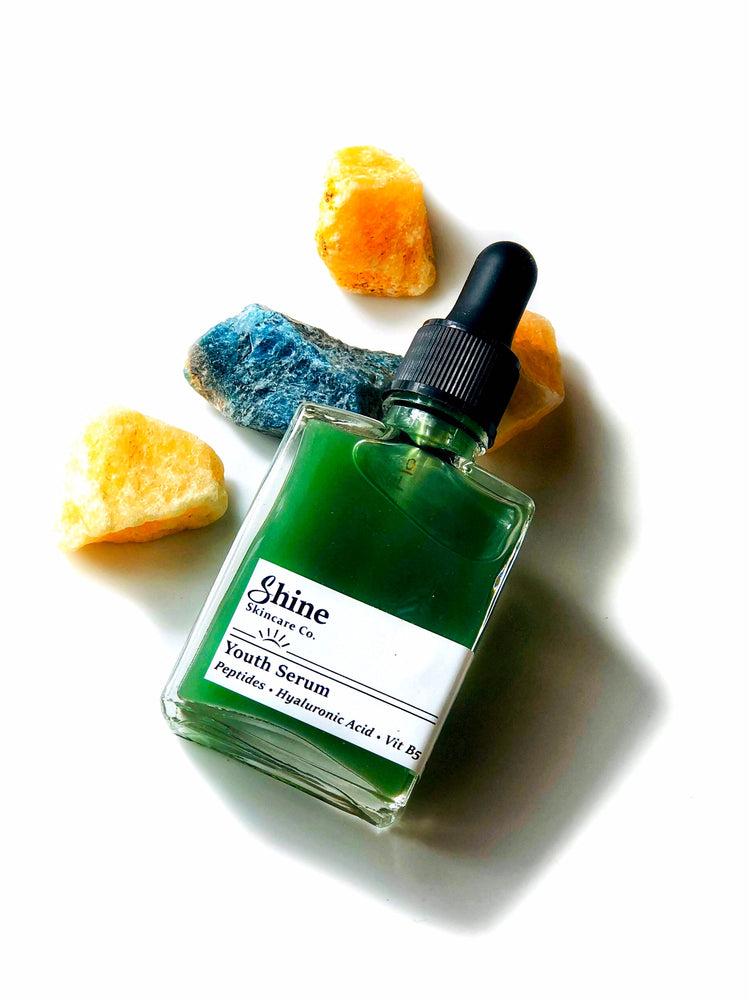 Youth Serum with Hyaluronic Acid + Peptides - Natural Skincare, Vegan Skincare